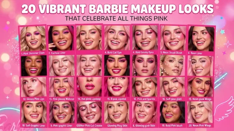 20 Vibrant Barbie Makeup Looks That Celebrate All Things Pink